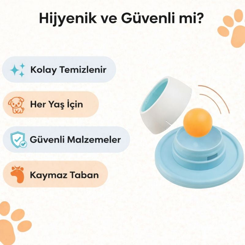 Patikap™ Yavaş Yeme Mama Kabı — Hızlı Yemeyi Durdur, Dağınıklığı Önle